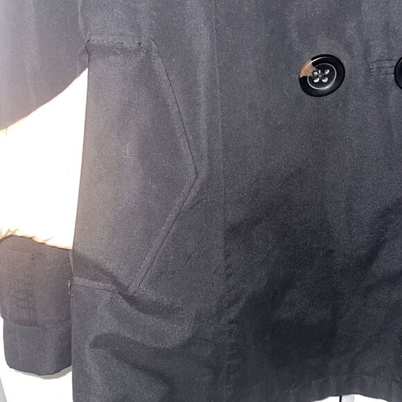 23rd St. black peacoat size large - Picture 4 of 8